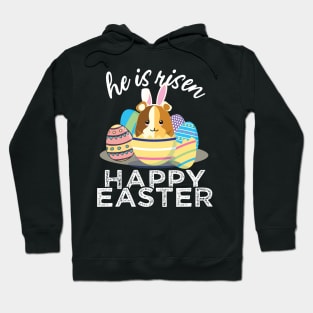 Cute Guinea Pig Hamster Bunny Ears Easter Egg Hunt Risen Hoodie